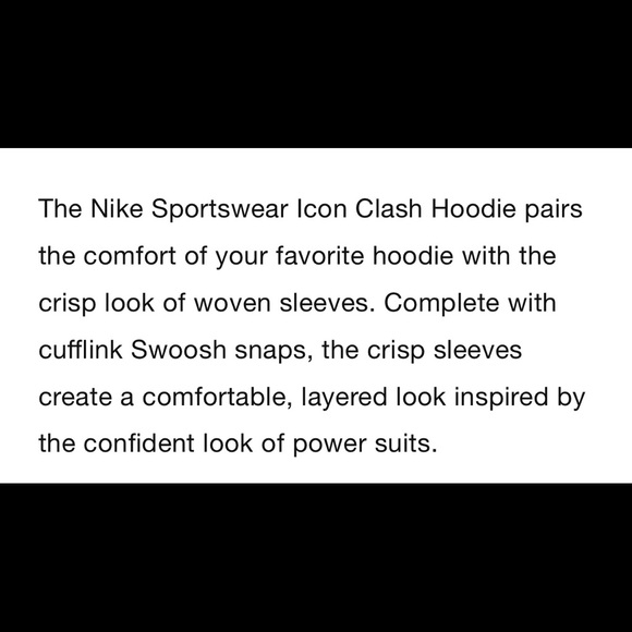 ❌SOLD❌NWT NIKE French Cufflink hoodie womens - Picture 14 of 14